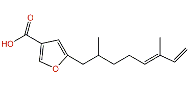 (E)-5-(2,6-Dimethylocta-5,7-dienyl)-furan-3-carboxylic acid